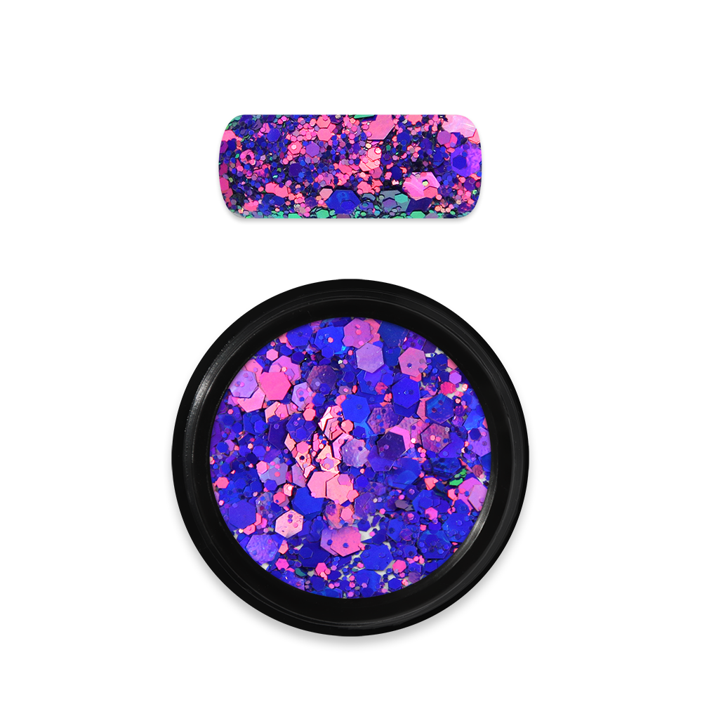 Holo Glitter Mix 15 Chameleon Purple