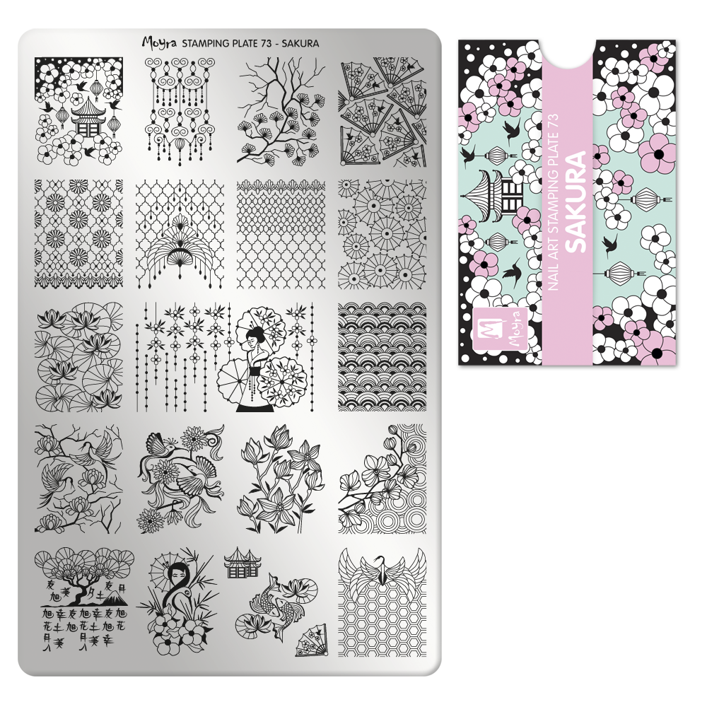 Stamping Plate 73 Sakura-Nippon