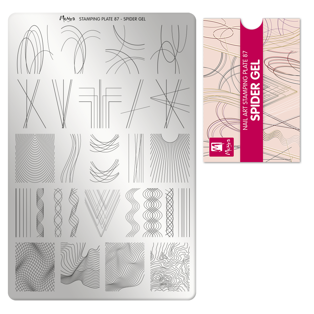 **Stamping Plate 87 Spider Gel