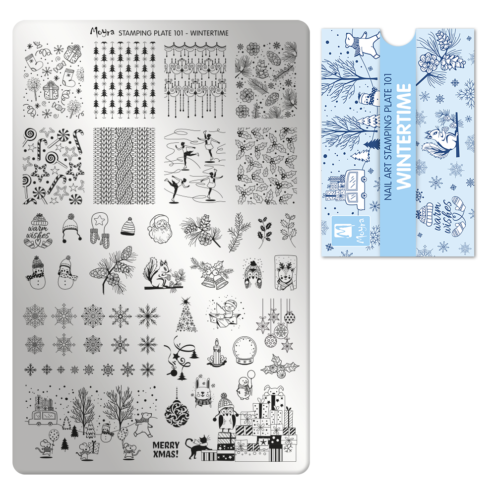 Stamping Plate 101 Wintertime