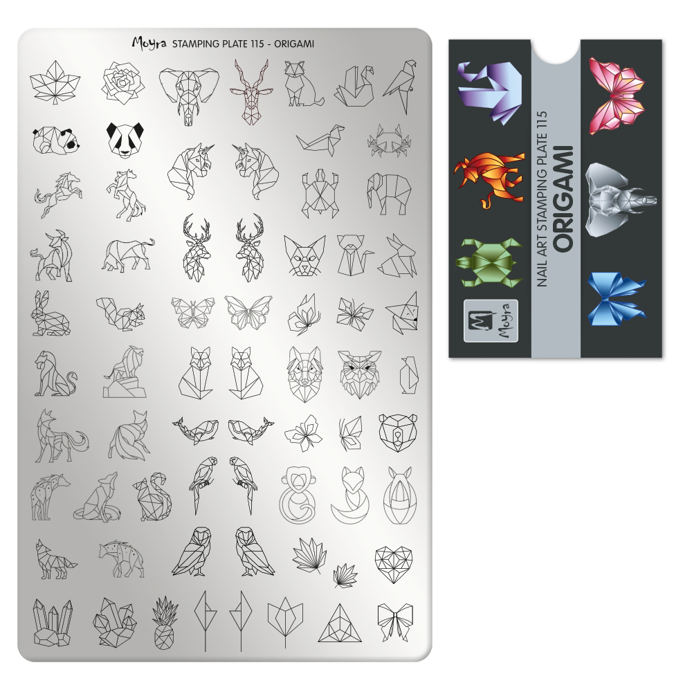 **Stamping Plate 115 Origami