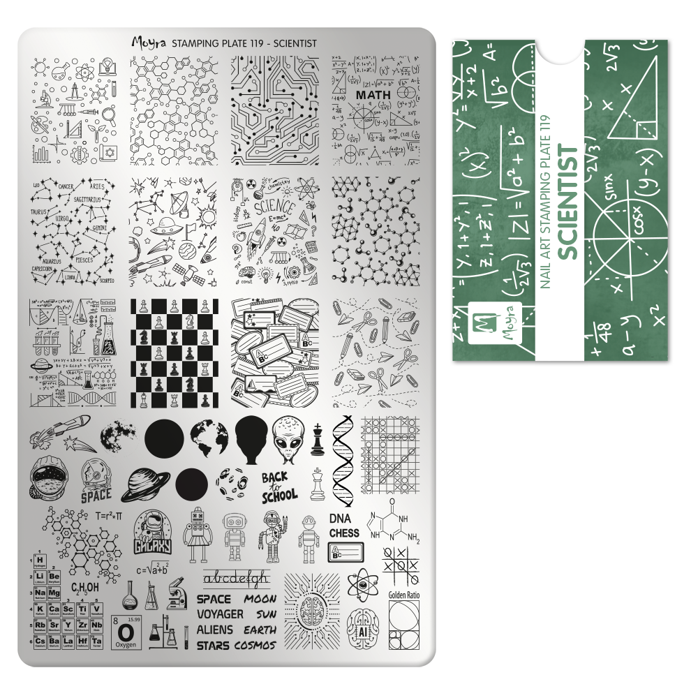 **Stamping Plate 119 Scientist