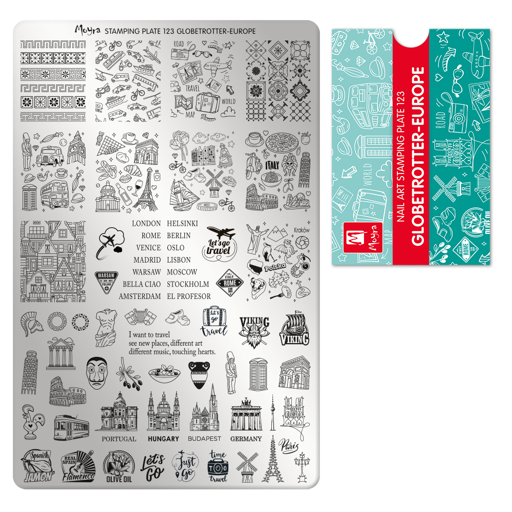 **Stamping Plate 123 Globetrotter - Europe