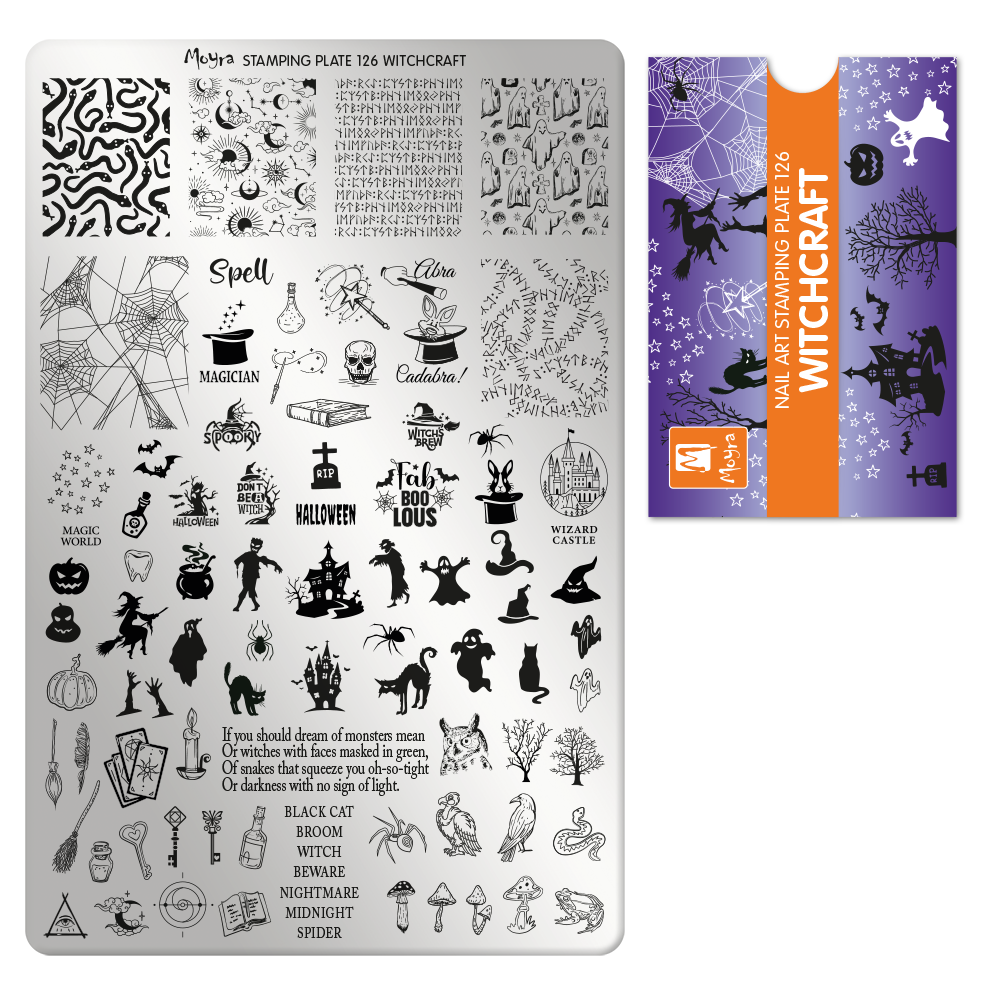 **Stamping Plate 126 Witchcraft