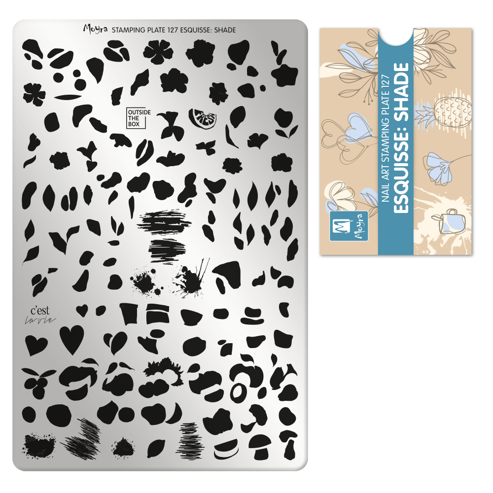 **Stamping Plate 127 Esquisse: Shade