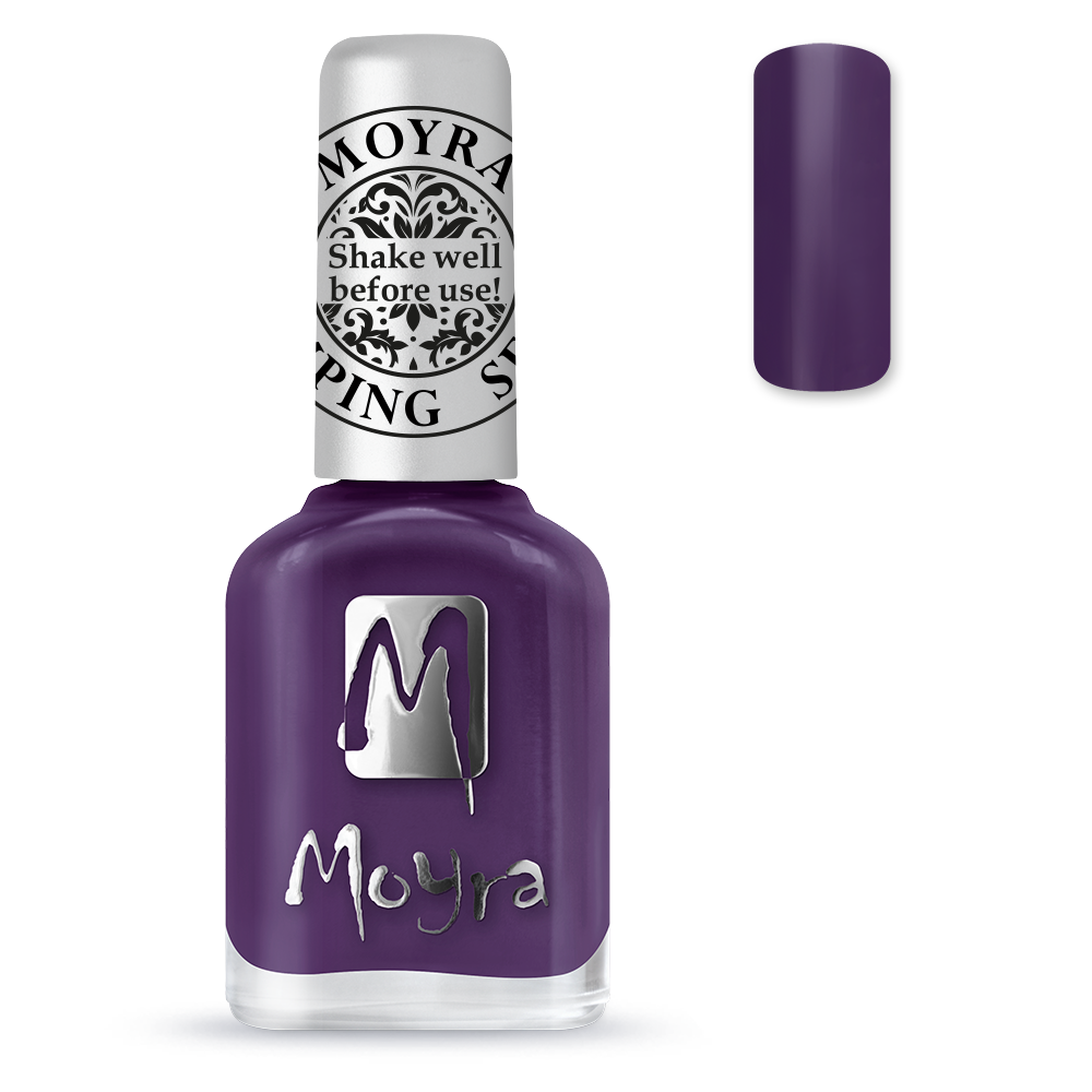 Moyra stamping nail polish SP04 purple