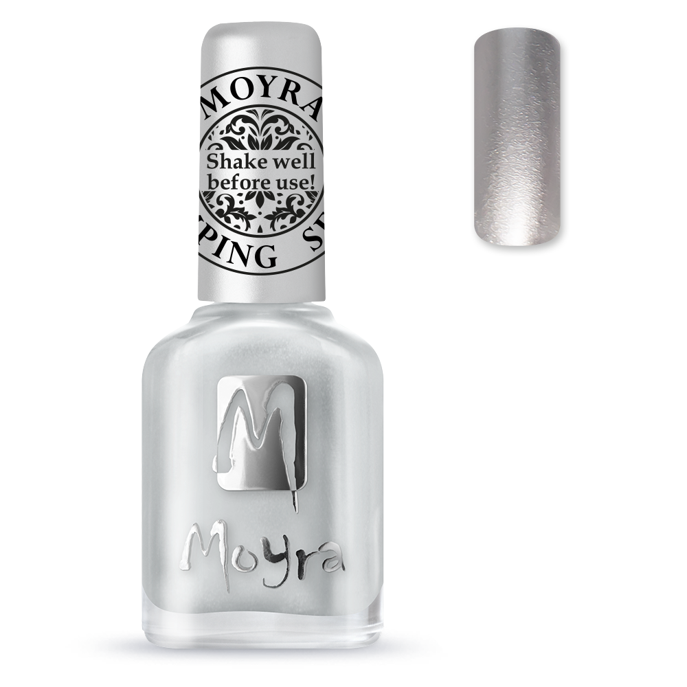 **Stamping Nail Polish - Silver SP08