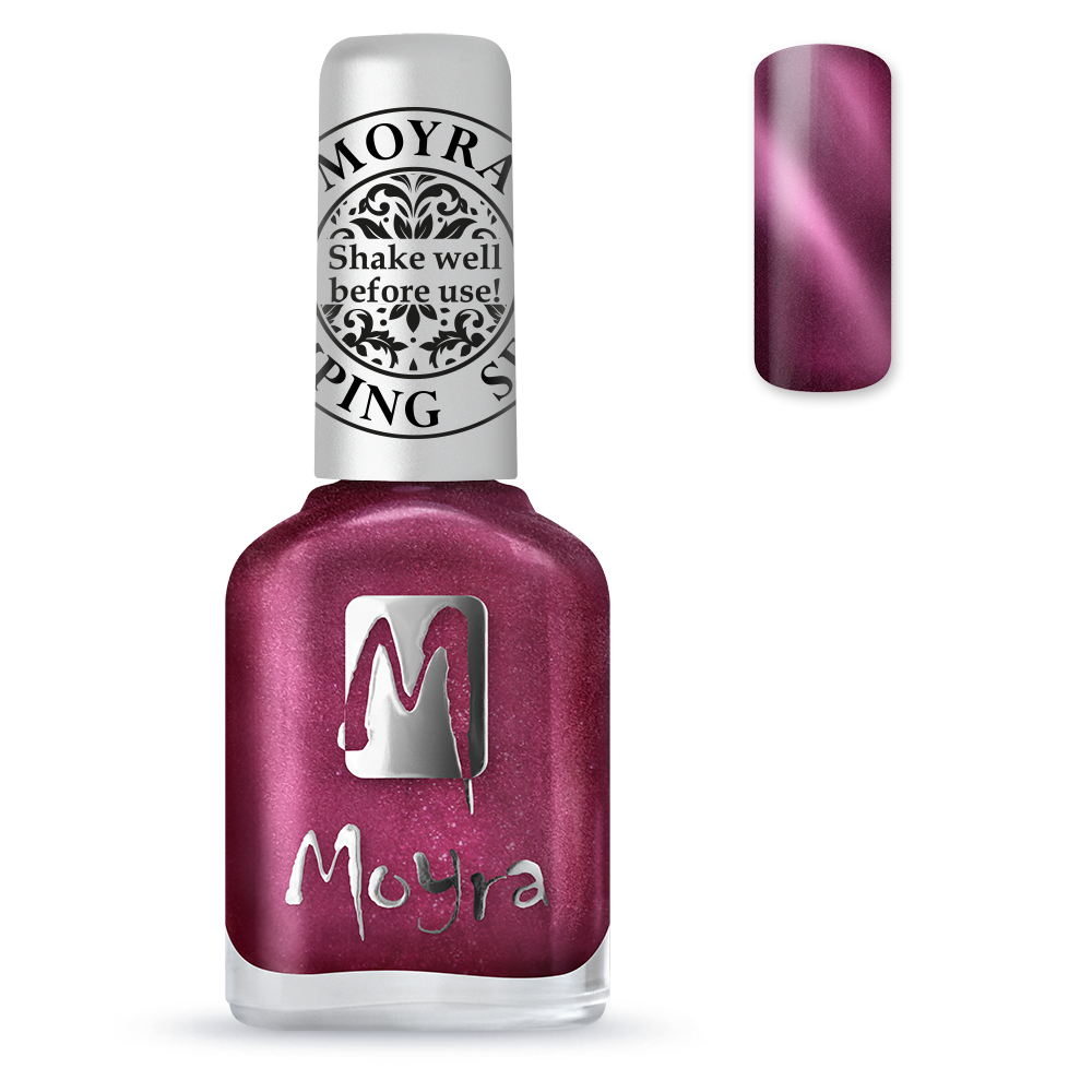 *Stamping Nail Polish - Cat's Eye Magnetic Red SP32