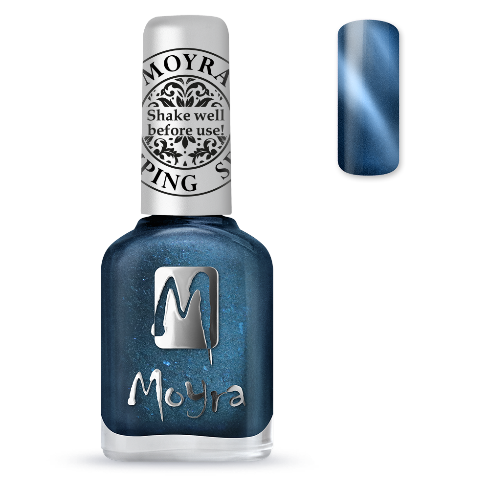 *Stamping Nail Polish - Cat's Eye Magnetic Blue SP33