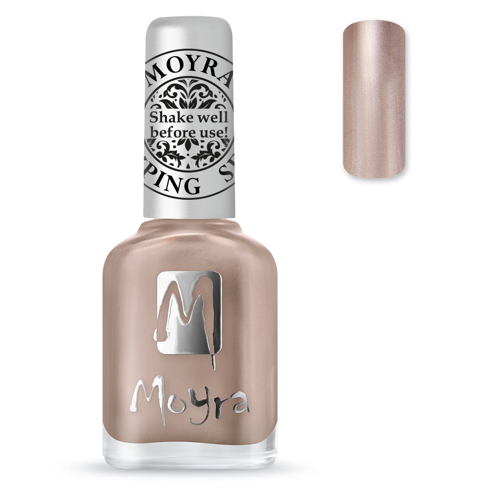 Moyra stamping nail polish SP34 rose gold