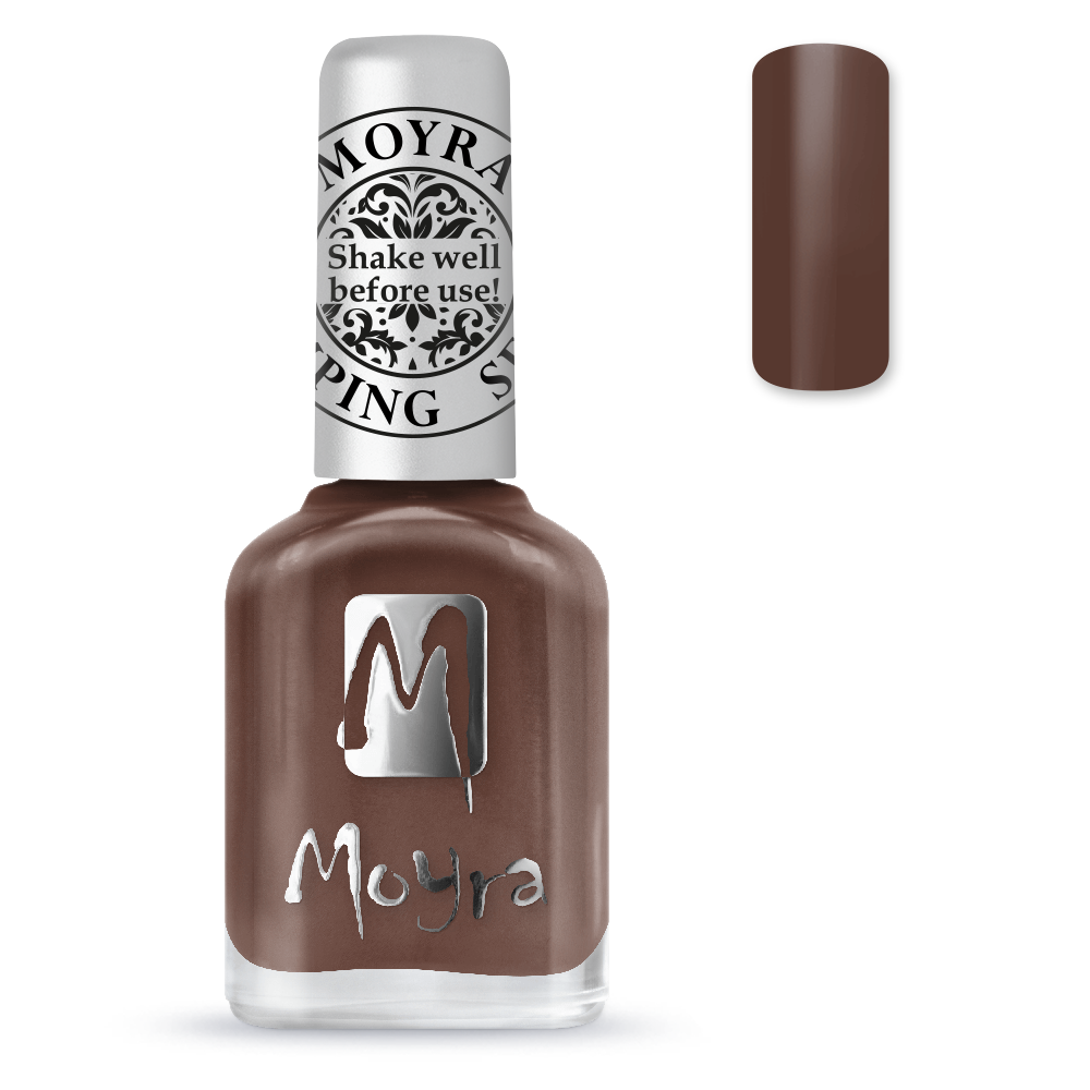 Stamping Nail Polish - Chocolate Brown 38