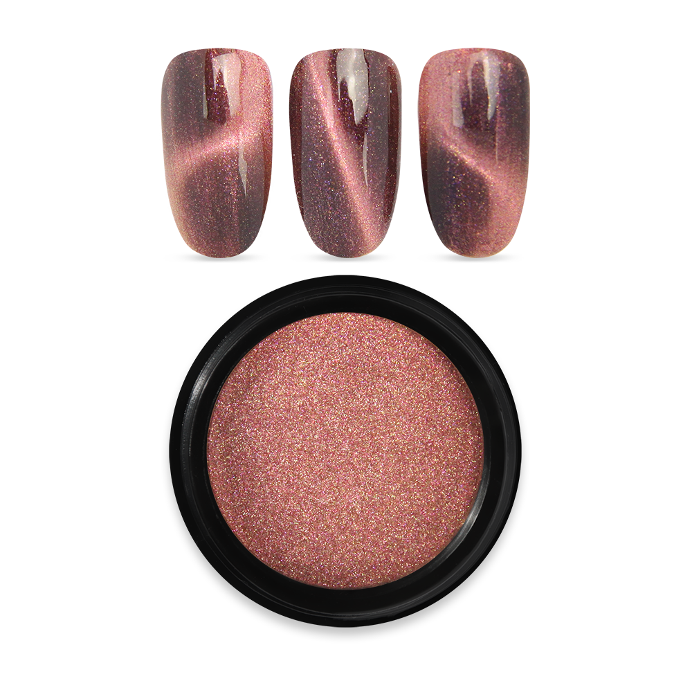 Magnetic Pigment Powder Rose Gold 04
