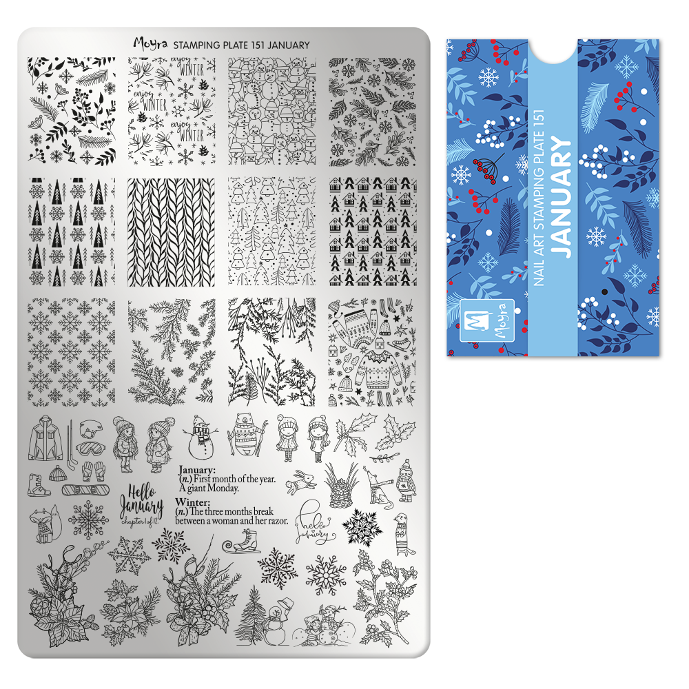 Moyra stamping plate 151 January