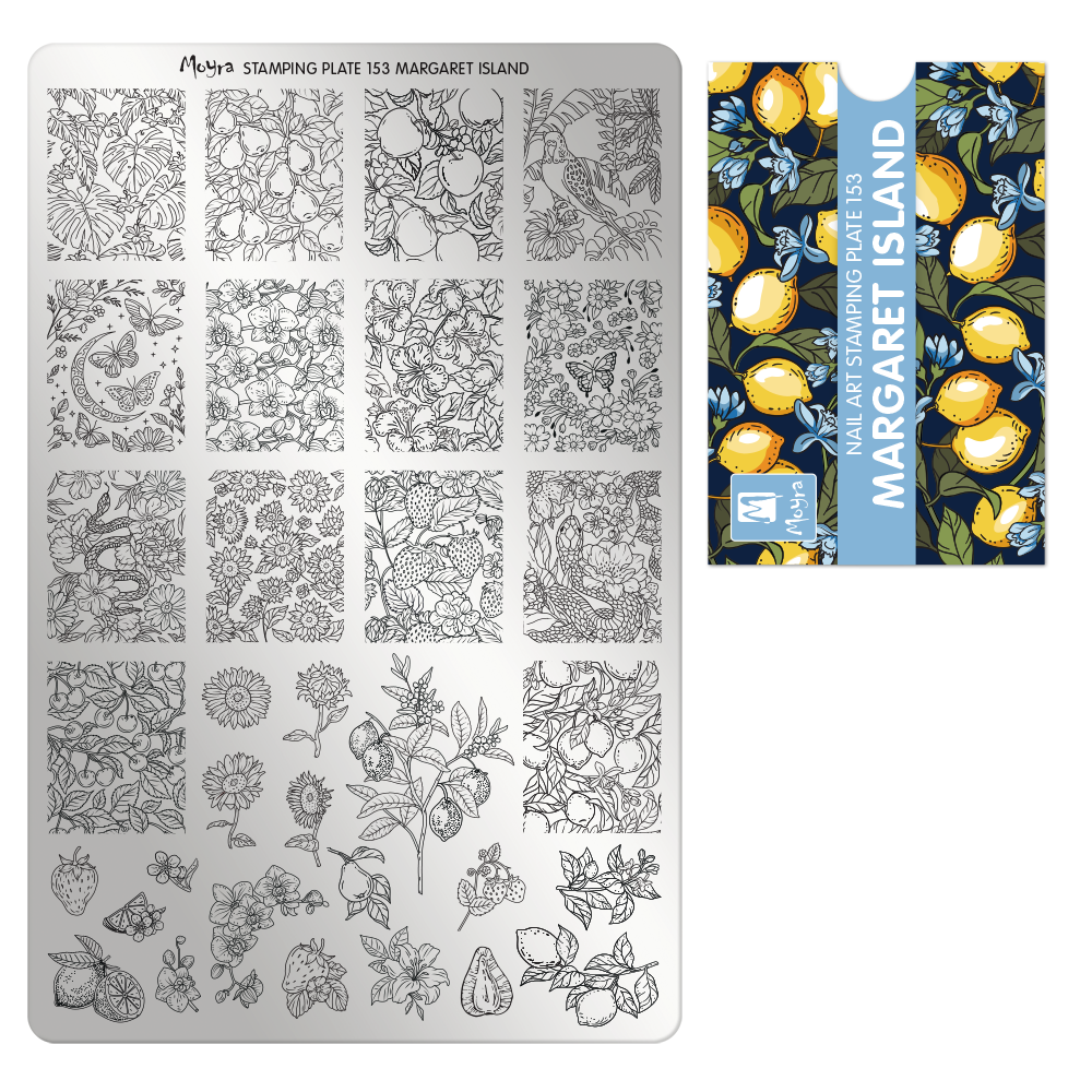 Moyra stamping plate 153 Margaret Island