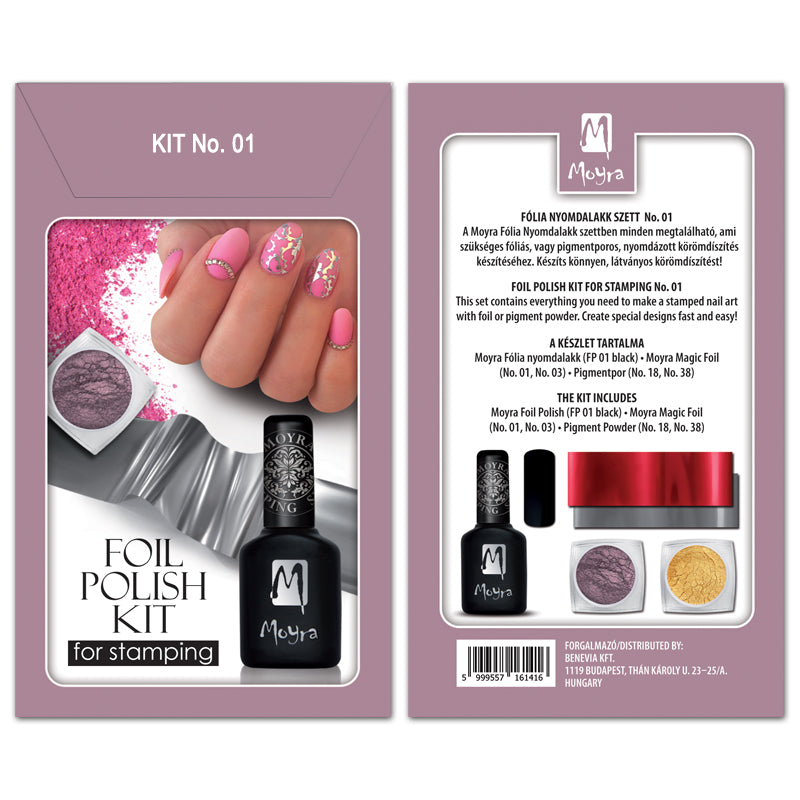 Foil Polish Kit For Stamping No.01