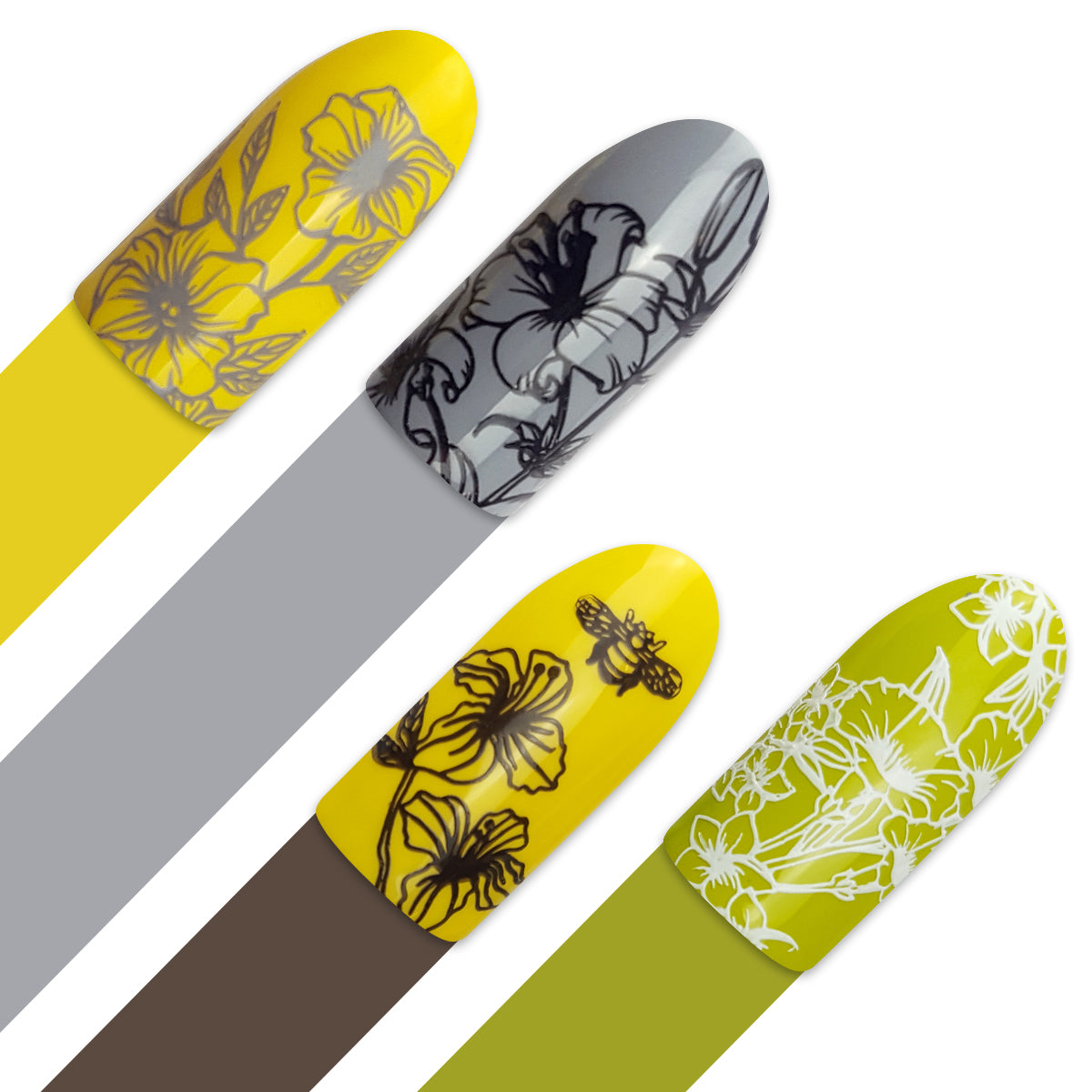 **Stamping Plate 107 Botanical
