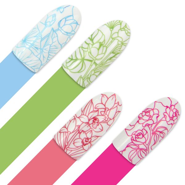 **Stamping Plate 122 Stained Glass 2