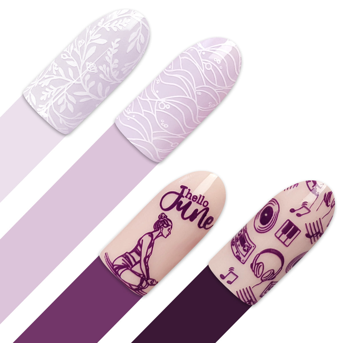 **Stamping Plate 143 June & Optional try on plate sheet