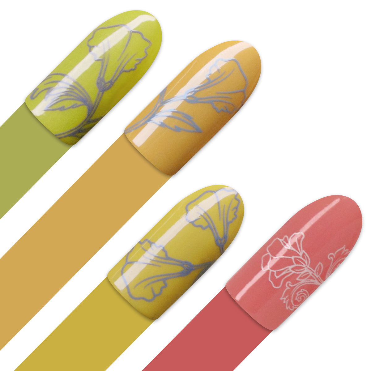 **Stamping Plate 75 Norka's Garden