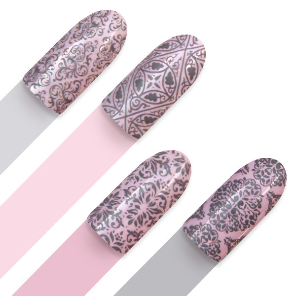 **Stamping Plate 43 Damask Drapery 2