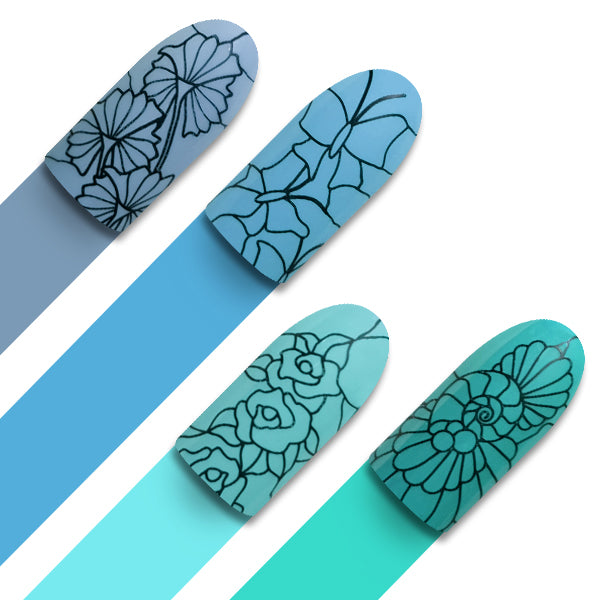 Stamping Plate 44 Stained Glass