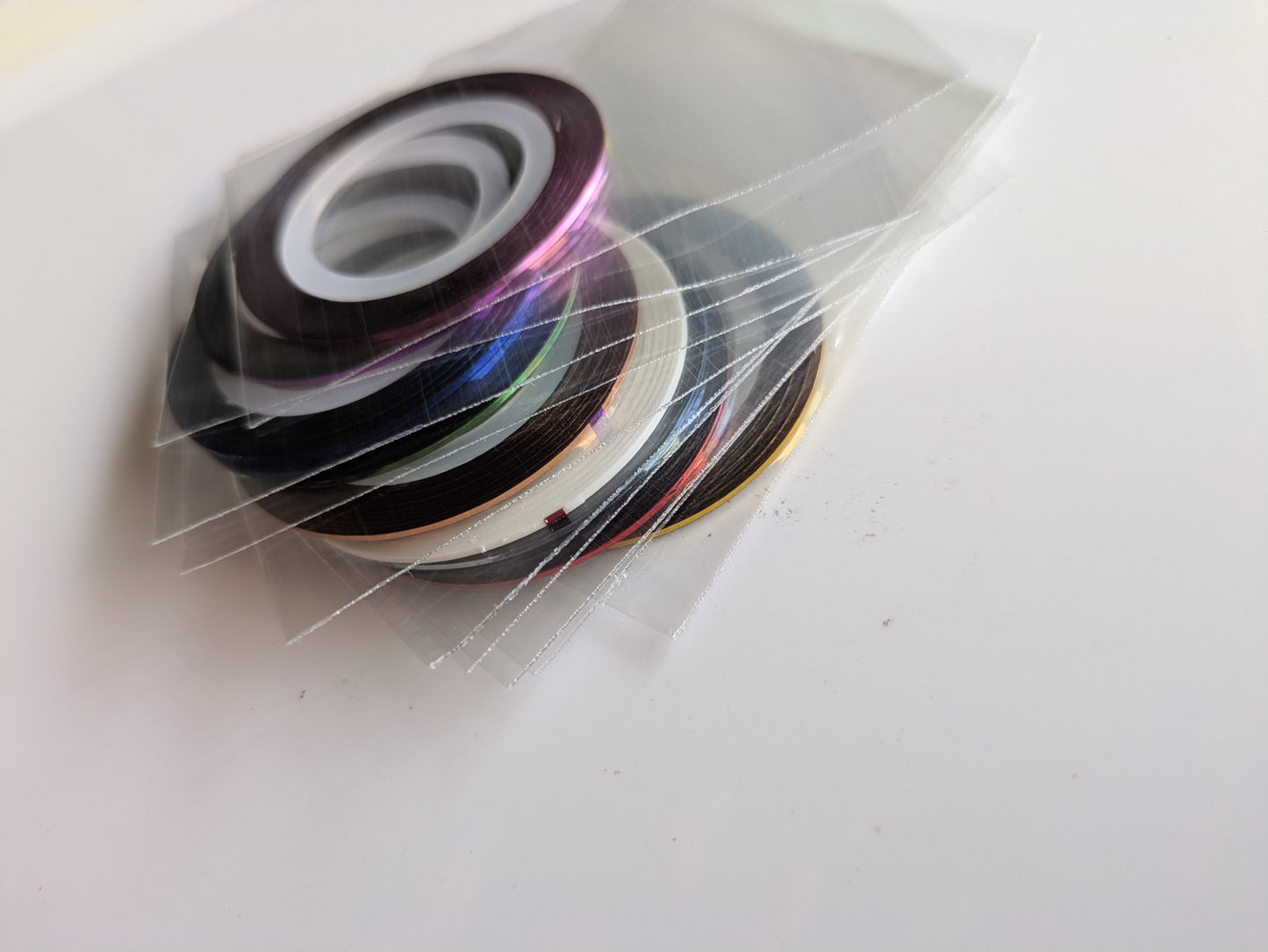 Striping tape - pack of 10 different colours