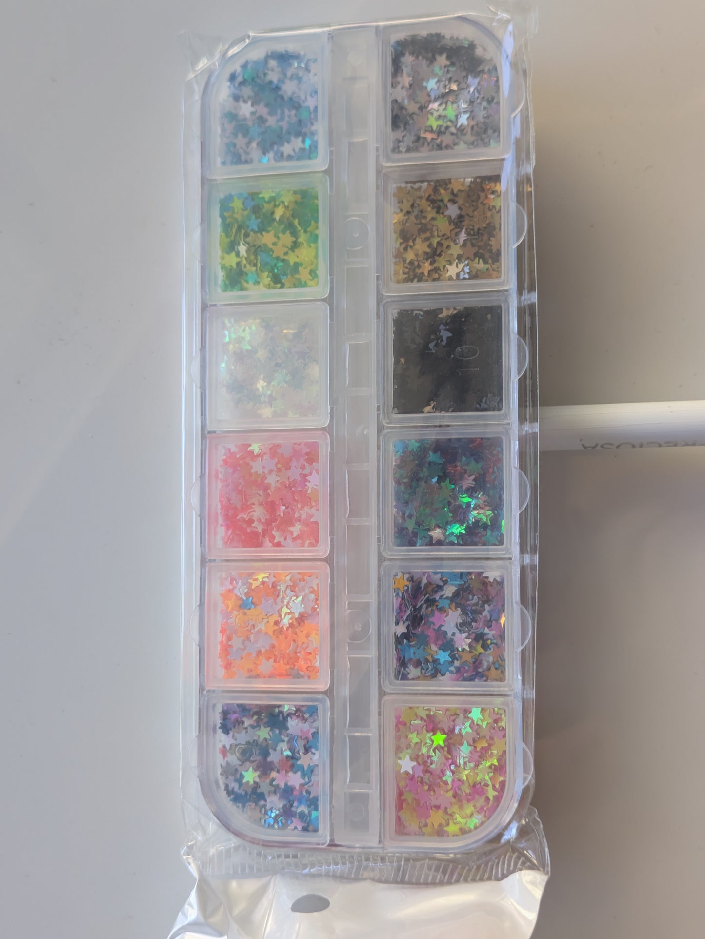 Nail art stars - various colours