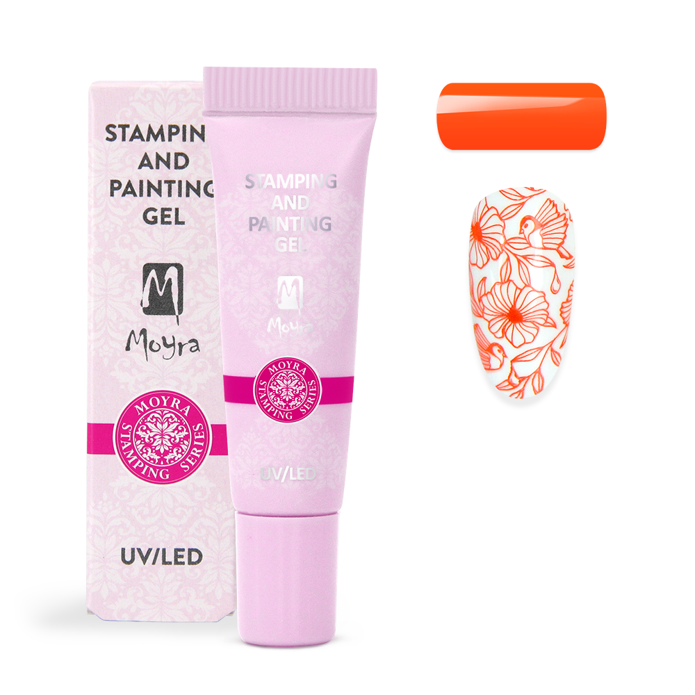 Stamping and Painting Gel 11 - Vivid Orange