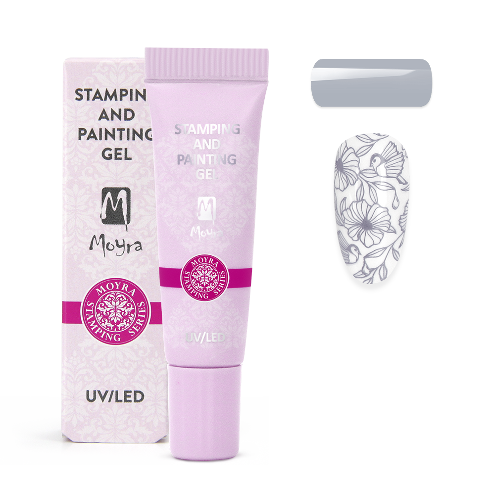 Stamping and Painting Gel 17 - Grey