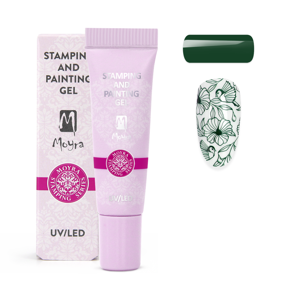 Stamping and Painting Gel 18 - Dark Green