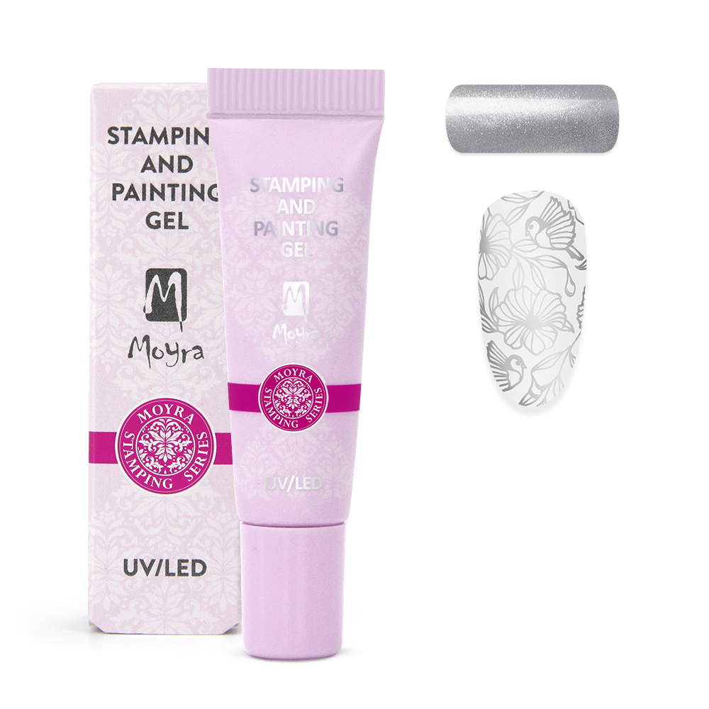 Stamping and Painting Gel 19 - Silver