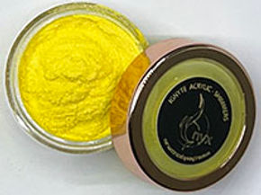 Coloured Acrylic Shimmer - Lemonade 10gm