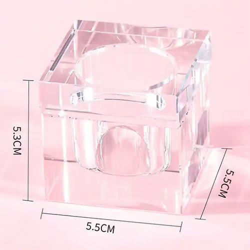 Crystal Dappen Dish with Lid