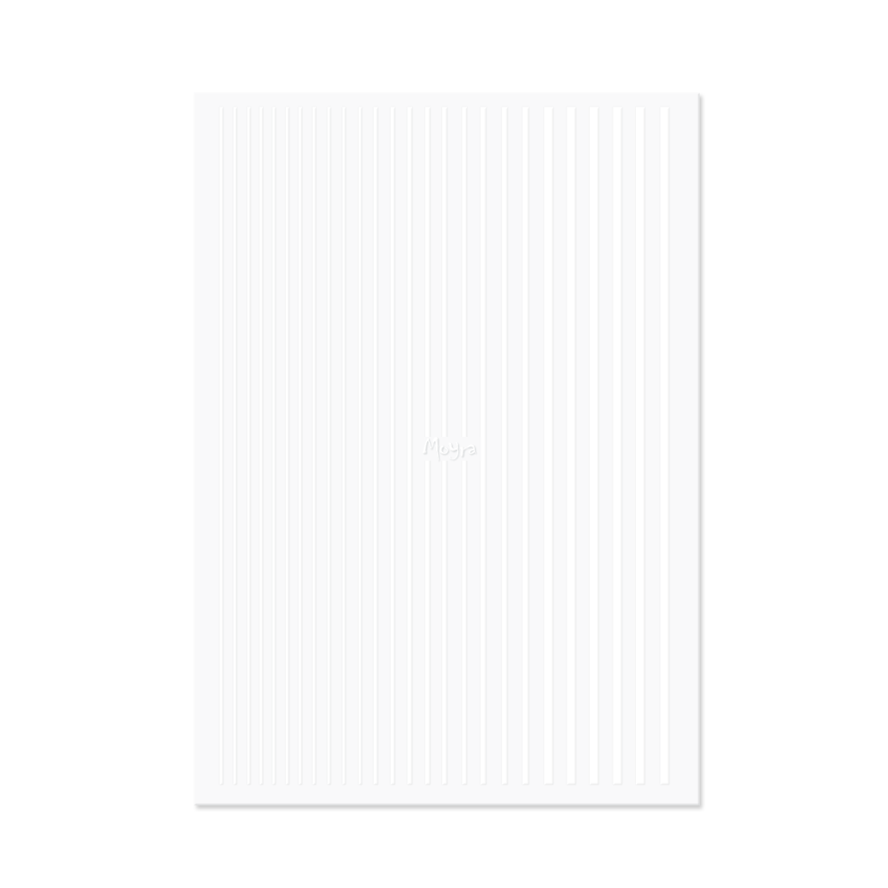 Nail Art Strips White 04