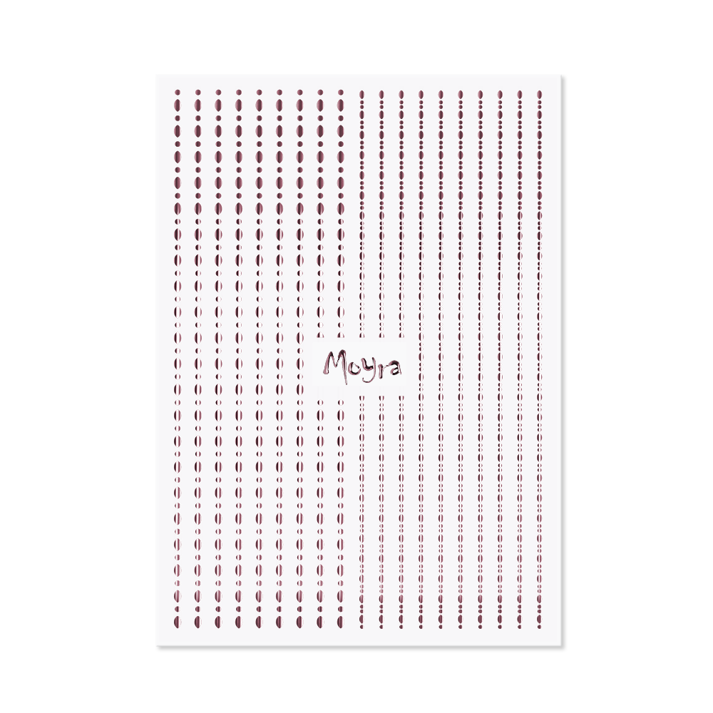 Nail Art Strips Rose Gold Dots 03