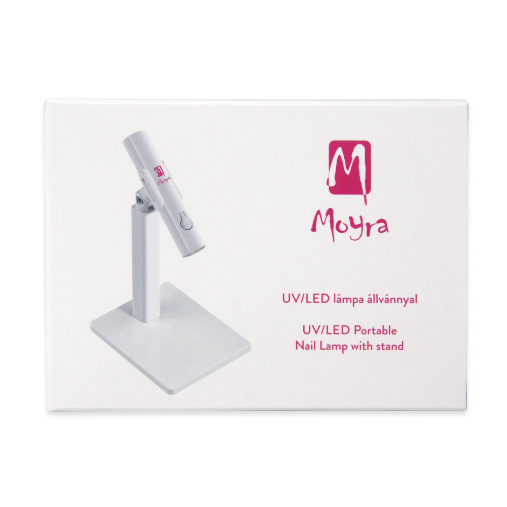Moyra portable UV/LED nail lamp with stand