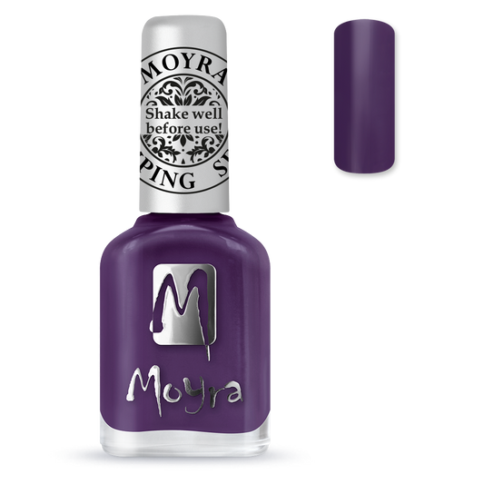 Moyra stamping nail polish SP04 purple