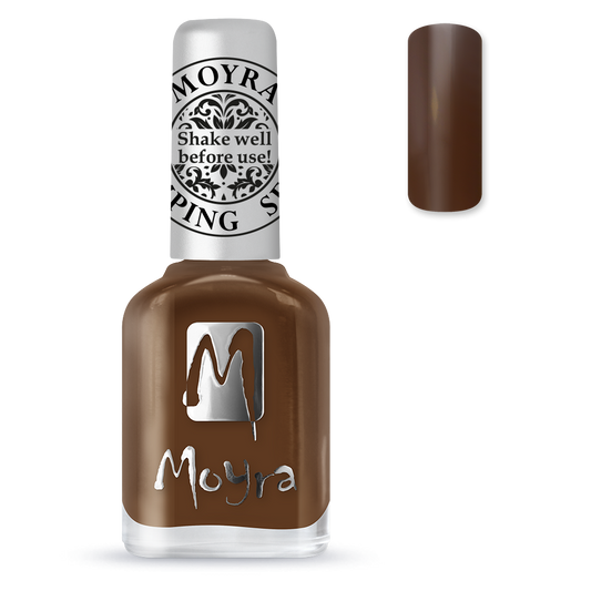 Stamping Nail Polish - Dark Brown 13