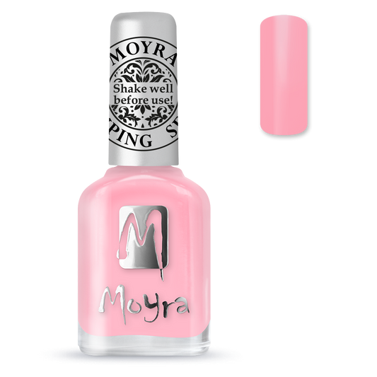 Moyra stamping nail polish SP19 light pink