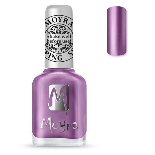 Stamping Nail Polish - Chrome Purple 28