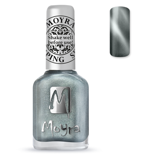 Stamping Nail Polish - Cat's Eye Magnetic Silver 30