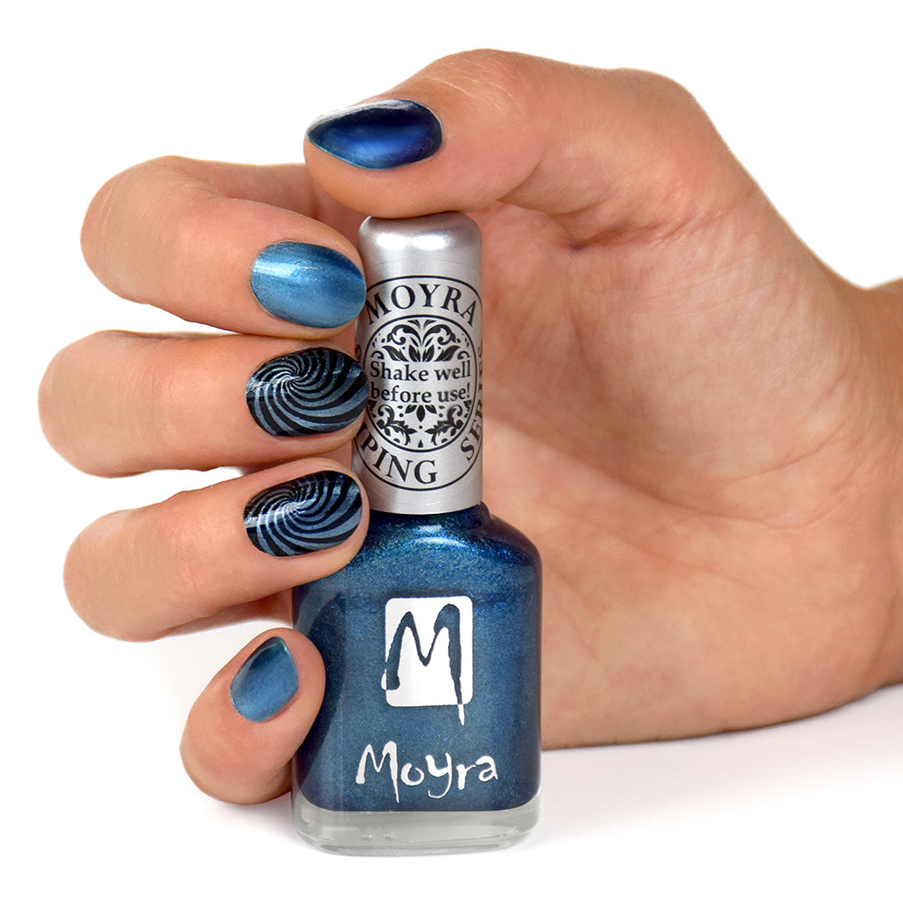 *Stamping Nail Polish - Cat's Eye Magnetic Blue SP33