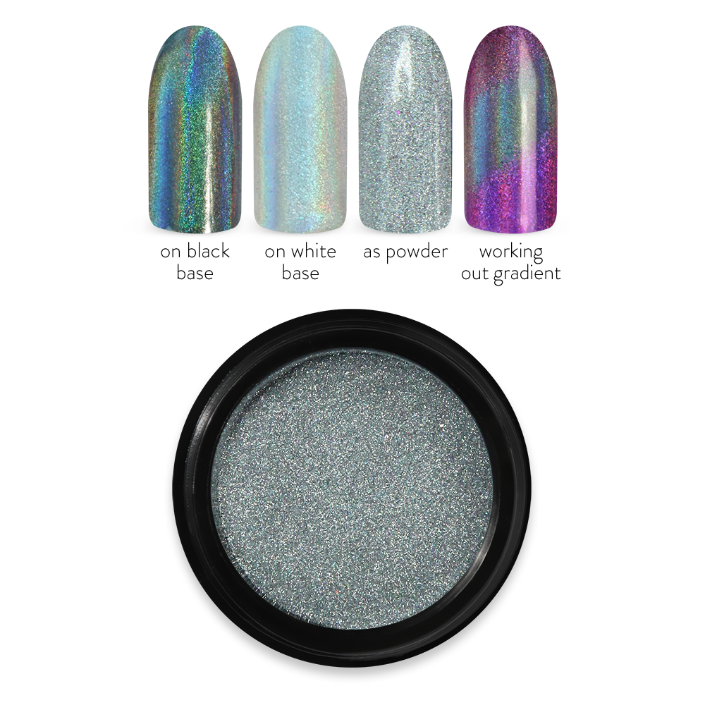 Mirror Holo Powder Silver 01