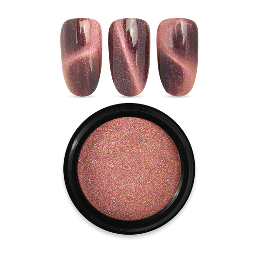 Magnetic Pigment Powder Rose Gold 04