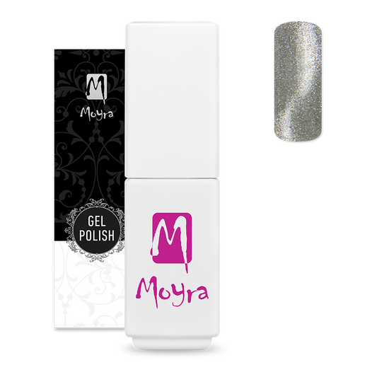 Moyra mini gel polish magnetic collection 508 silver