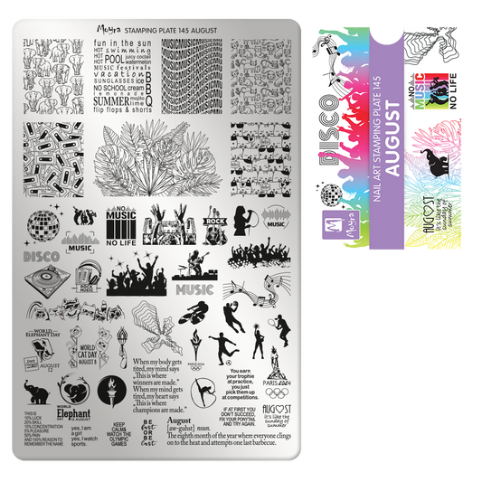 Moyra stamping plate 145 August