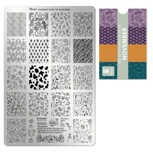 Moyra stamping plate 149 November