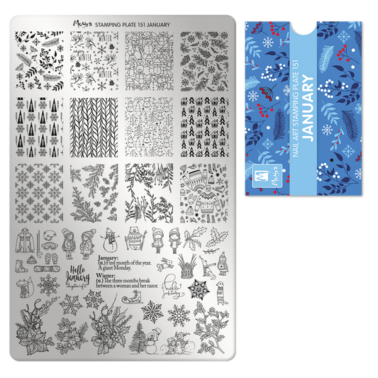 Moyra stamping plate 151 January