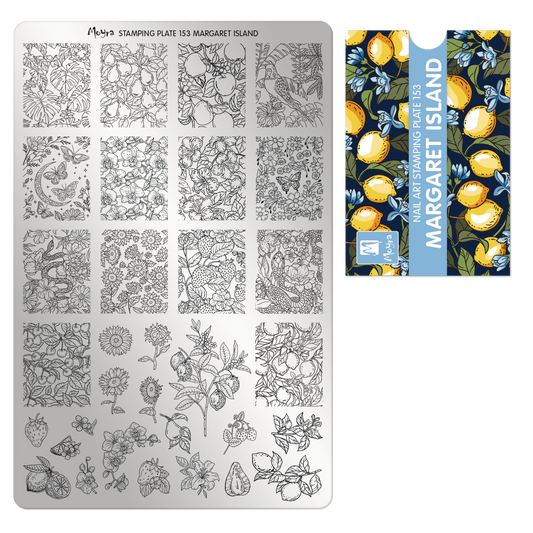 Moyra stamping plate 153 Margaret Island