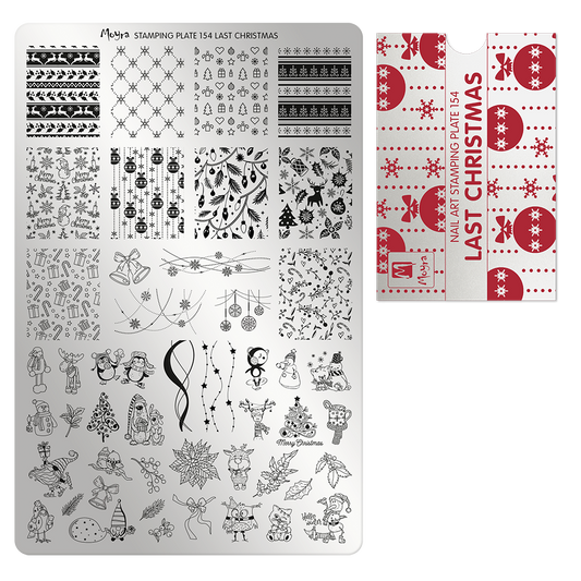 Moyra stamping plate 154 Last Christmas